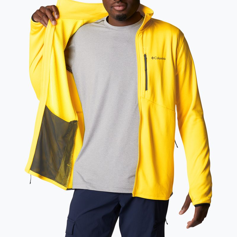 Columbia Park View men's trekking sweatshirt yellow 1952222 4