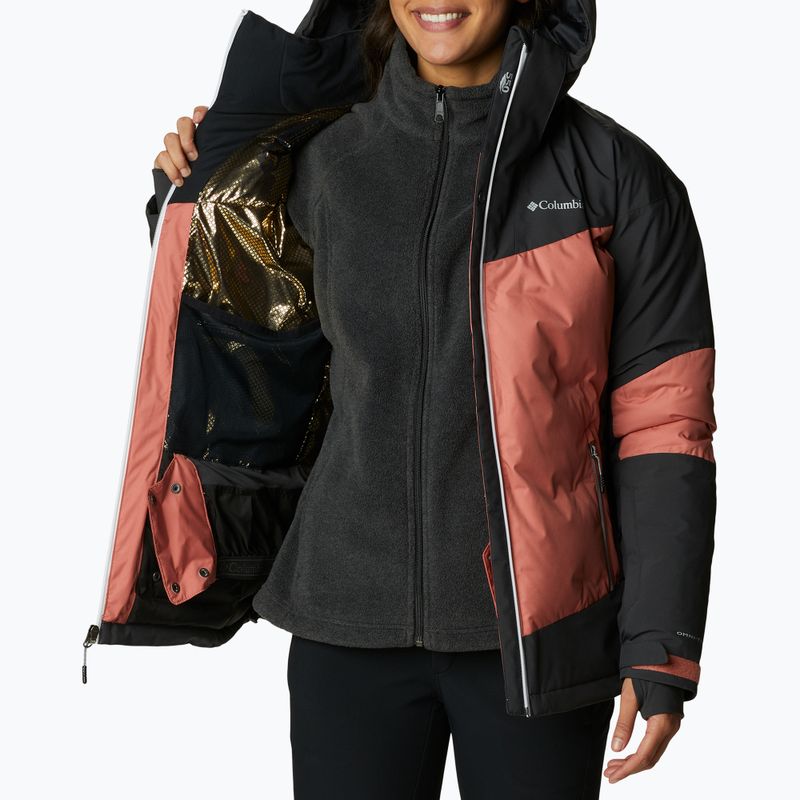 Columbia Wildcard II Down women's ski jacket black-pink 2007541 9