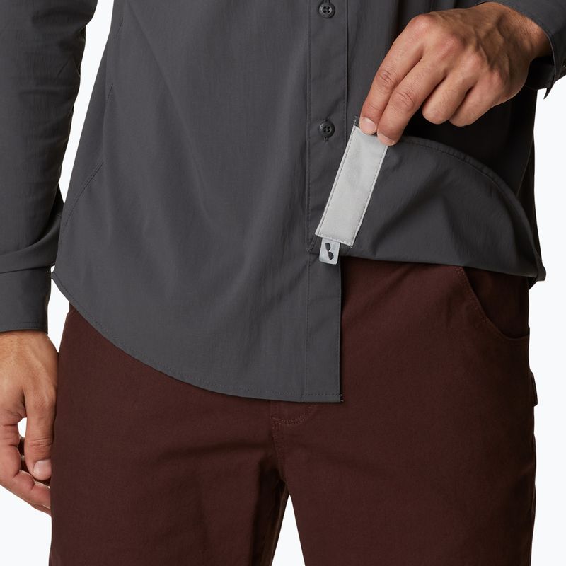 Columbia Newton Ridge II LS dark grey men's shirt 2012971 6