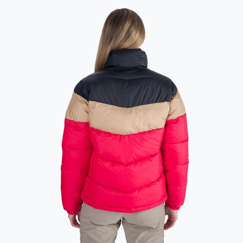 Columbia Puffect Color Blocked women's down jacket red 1955101 3