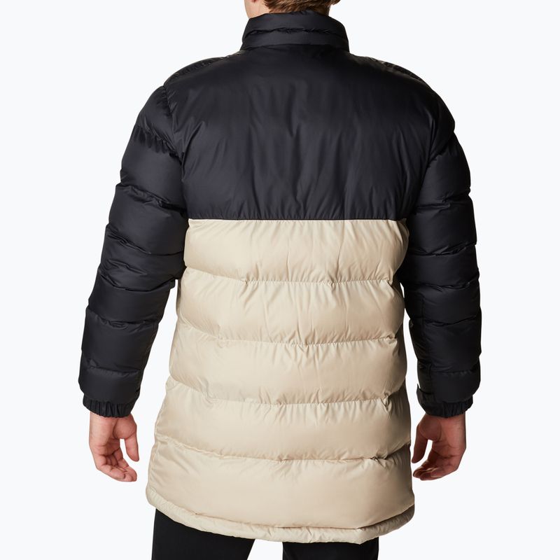 Columbia Pike Lake Mid men's down jacket black and beige 2008403 2