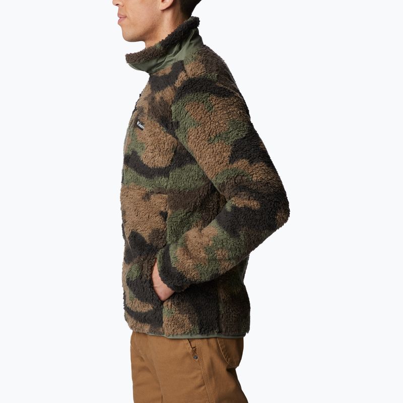 Columbia men's Winter Pass Print Fleece sweatshirt brown 1866565 4