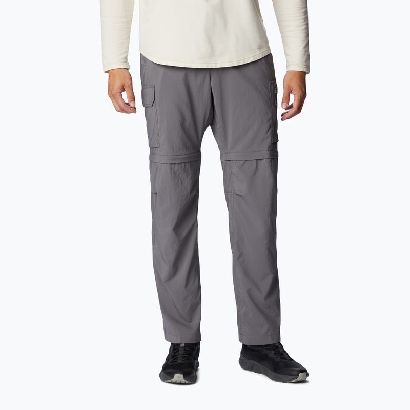 Columbia Silver Ridge Utility Convertible grey men's trekking trousers 2012962023