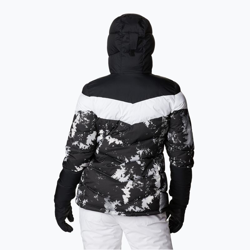 Columbia Abbott Peak Insulated women's ski jacket black and white 1909971 3