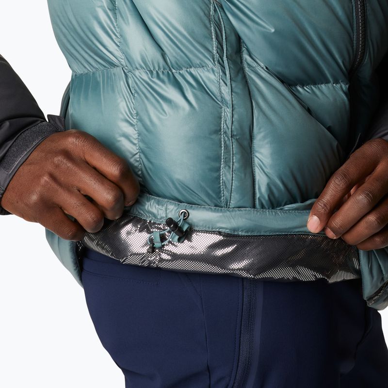 Columbia Pike Lake Hooded men's down jacket black-grey 1738032 6