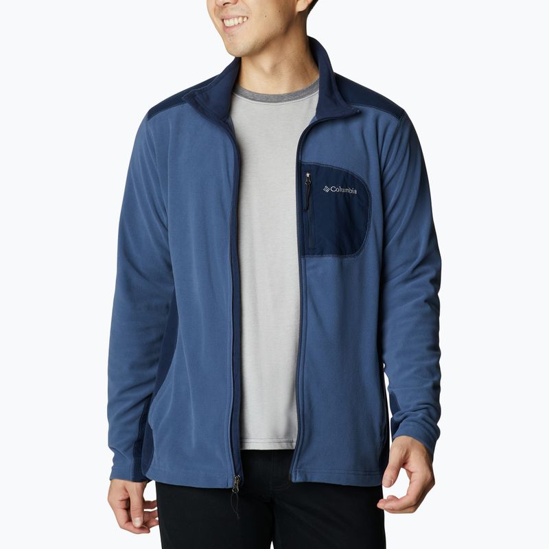 Columbia men's Klamath Range Full Zip trekking sweatshirt navy blue 2013604 5