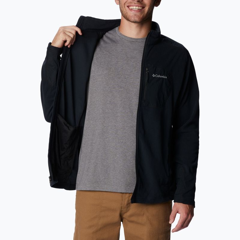 Columbia Klamath Range Full Zip men's trekking sweatshirt black 2013604 6