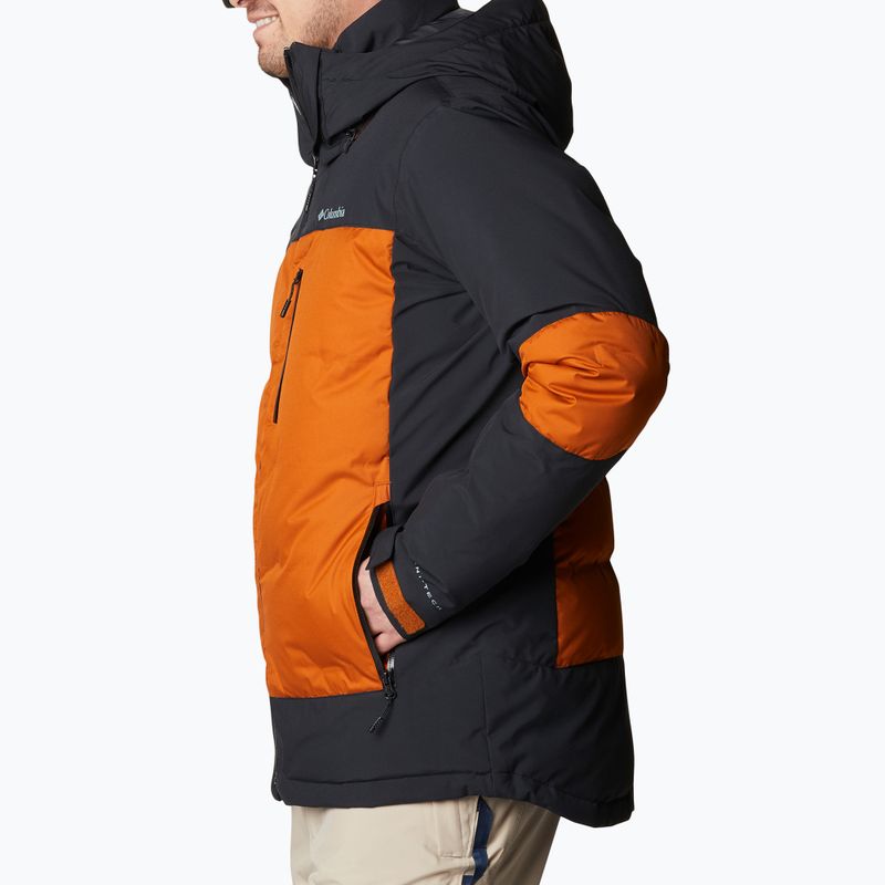 Columbia Wild Card II Down men's ski jacket black and orange 2008061 2