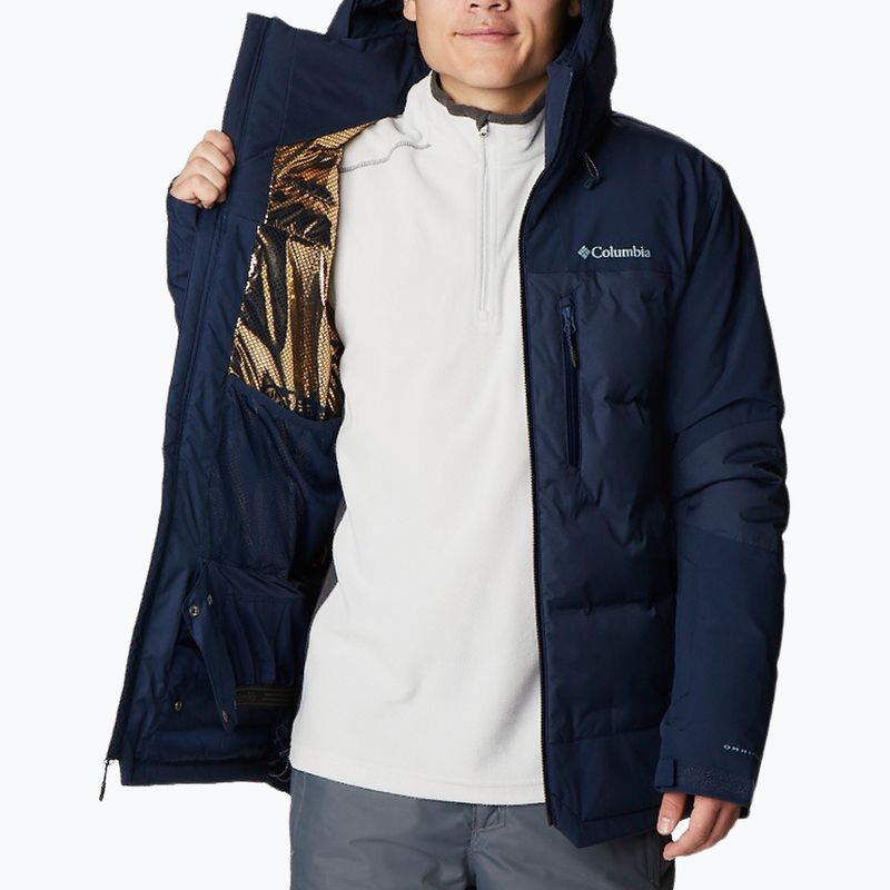 Columbia Wild Card II Down men's ski jacket navy blue 2008061 4