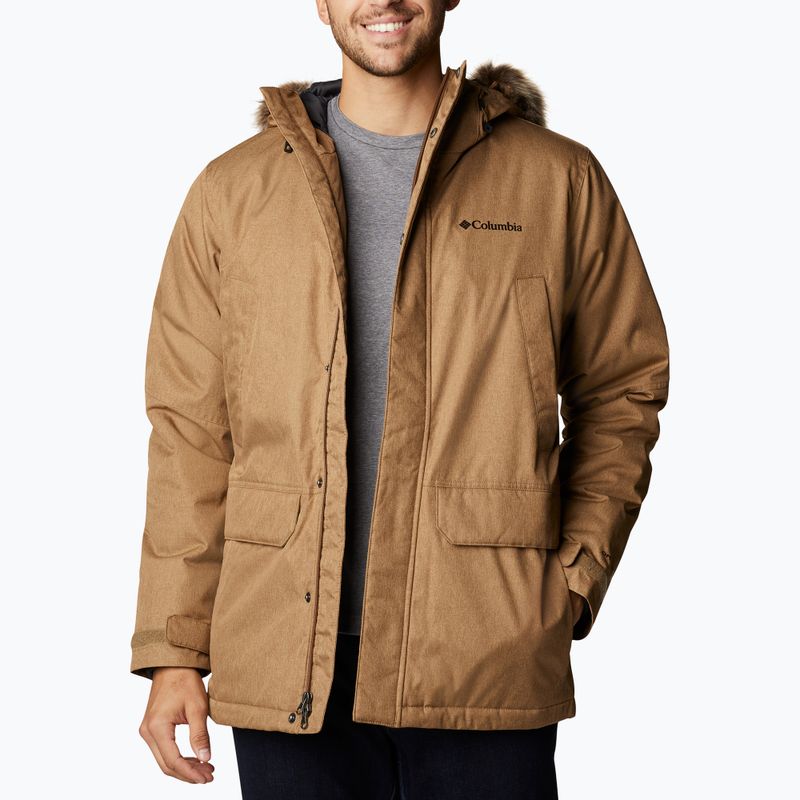 Columbia Penns Creek II Parka brown men's winter jacket 1864244