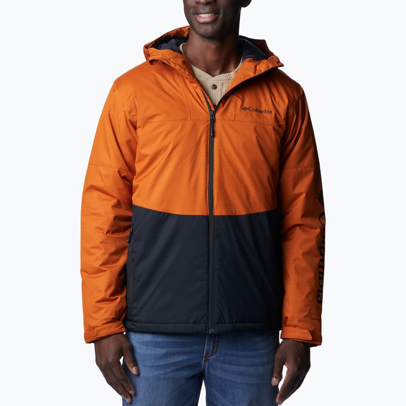 Columbia Point Park Insulated men's winter jacket black and orange 1956811