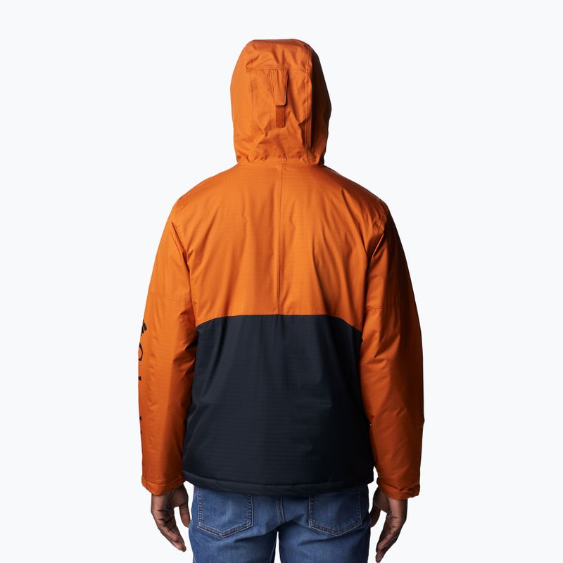 Columbia Point Park Insulated men's winter jacket black and orange 1956811 2