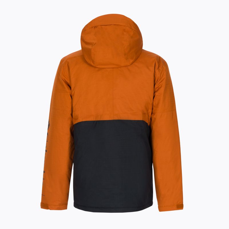 Columbia Point Park Insulated men's winter jacket black and orange 1956811 10