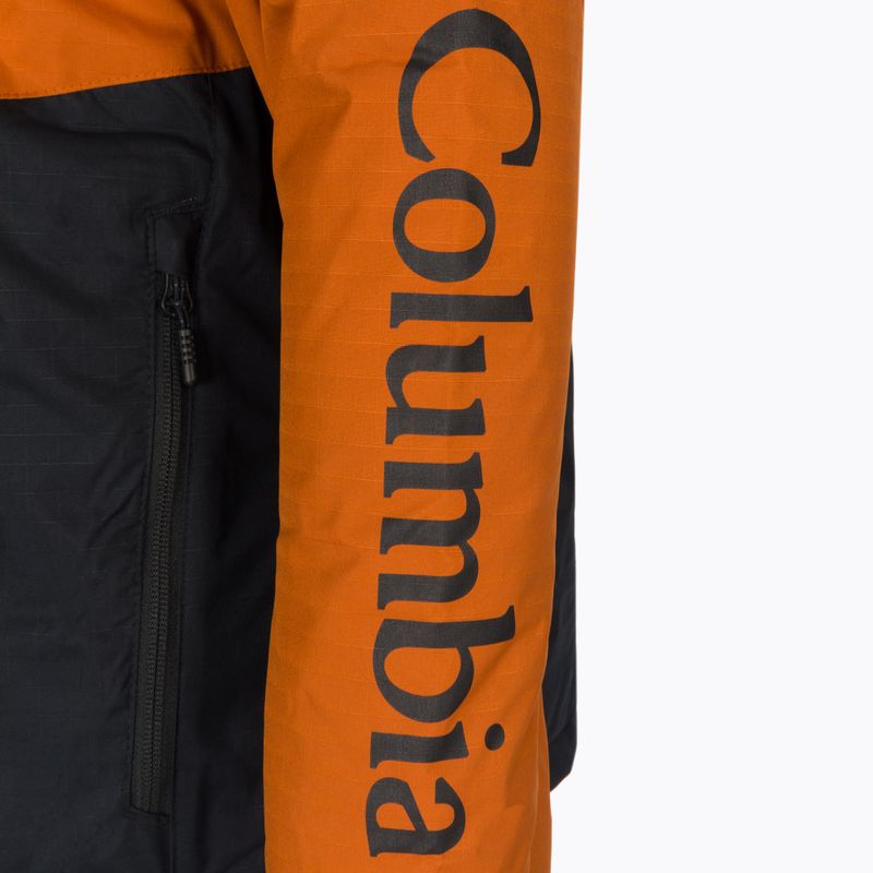 Columbia Point Park Insulated men's winter jacket black and orange 1956811 13