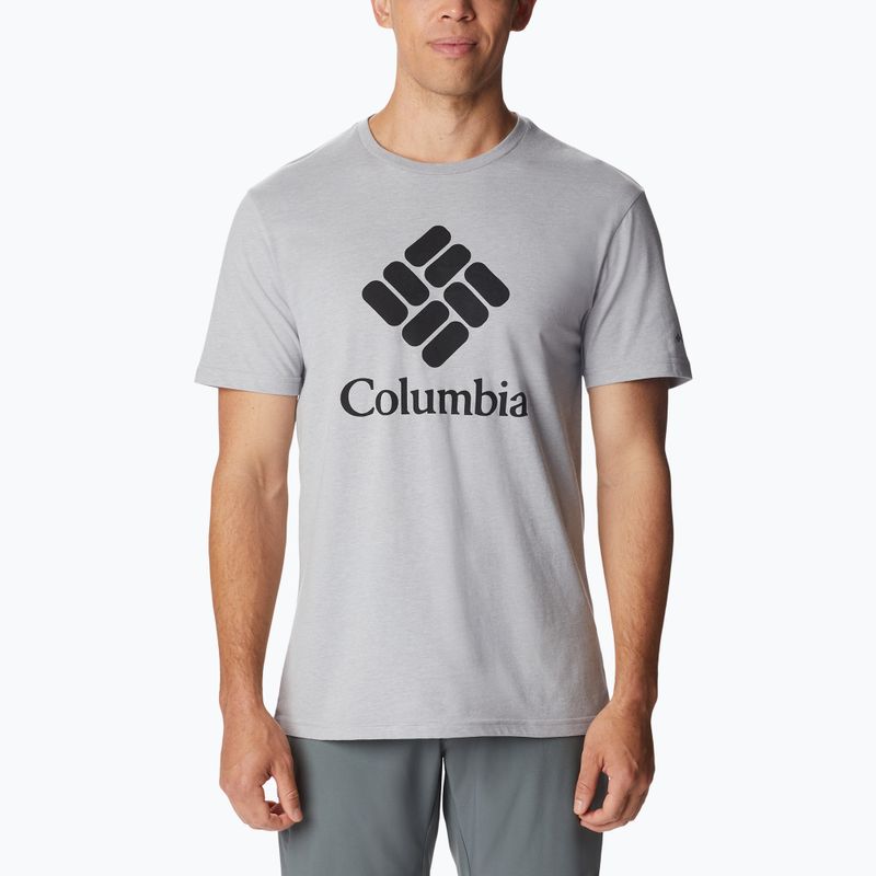 Columbia CSC Basic Logo grey men's trekking shirt 1680053