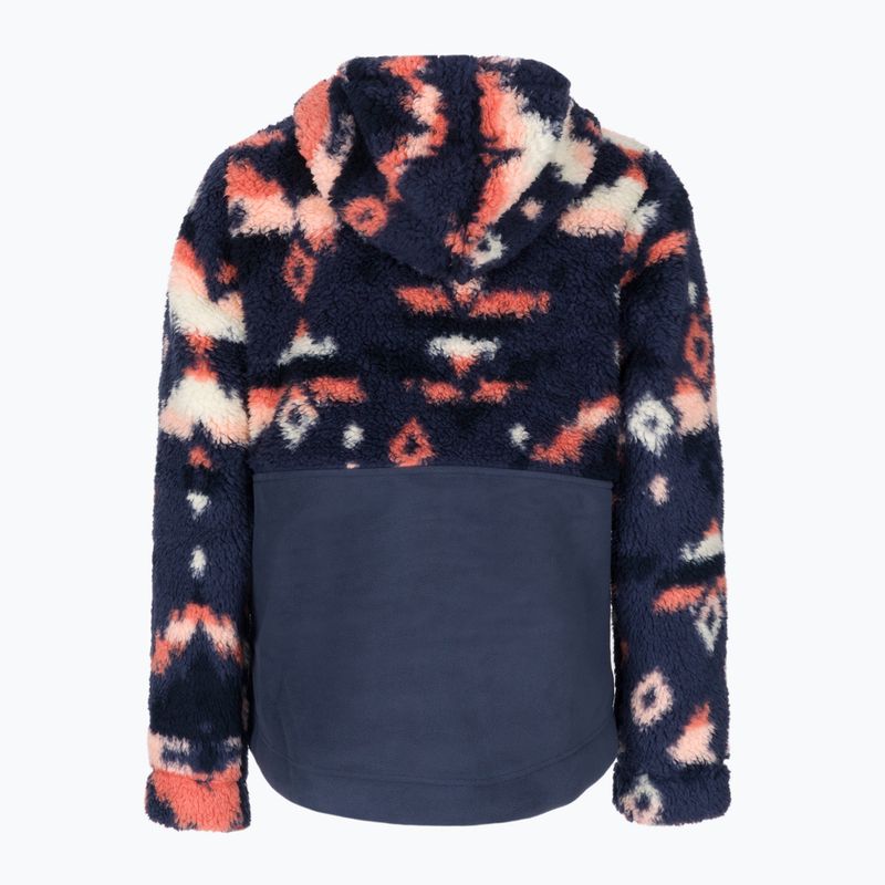 Columbia women's Winter Pass Sherpa Hooded fleece sweatshirt navy blue 2013293 9