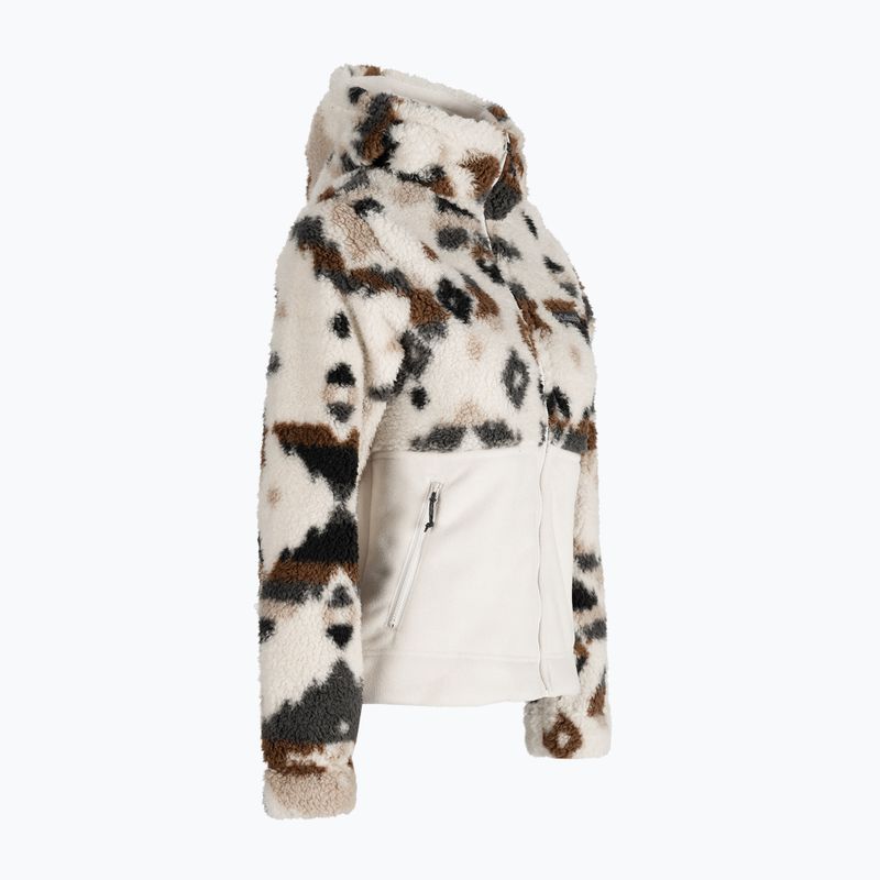 Columbia women's Winter Pass Sherpa Hooded fleece sweatshirt beige 2013293 8