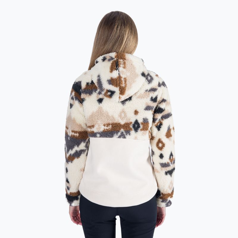 Columbia women's Winter Pass Sherpa Hooded fleece sweatshirt beige 2013293 3