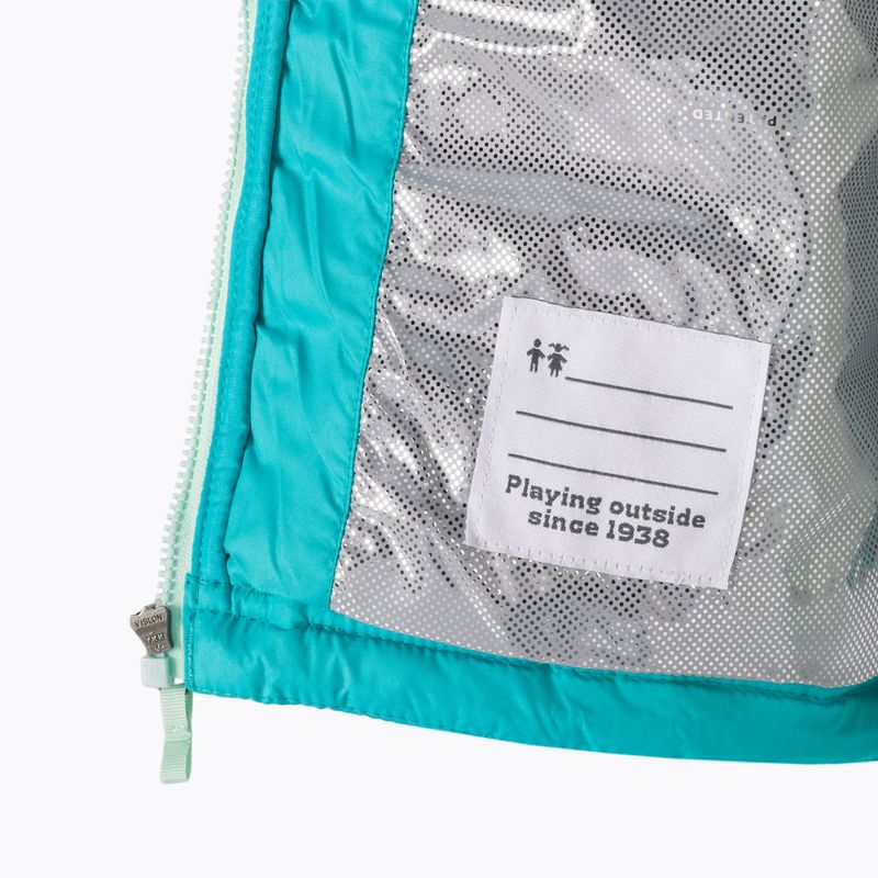 Columbia Powder Lite Hooded children's down jacket blue 1802931 5