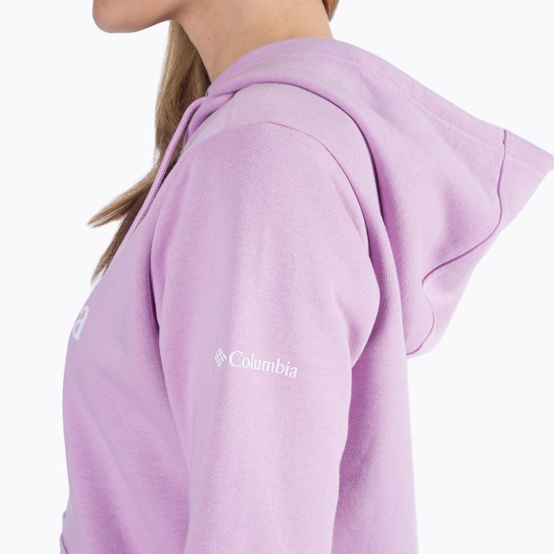 Women's trekking sweatshirt Columbia Logo purple 1895751 6