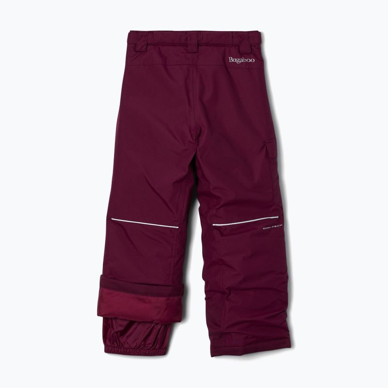 Columbia Bugaboo II children's ski trousers maroon 1806712 2