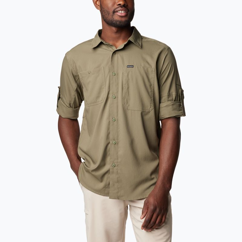 Columbia Silver Ridge Utility Lite stone green men's shirt 4