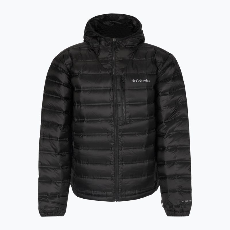 Men's Columbia Pebble Peak Down Hooded Jacket Black 2008315 16