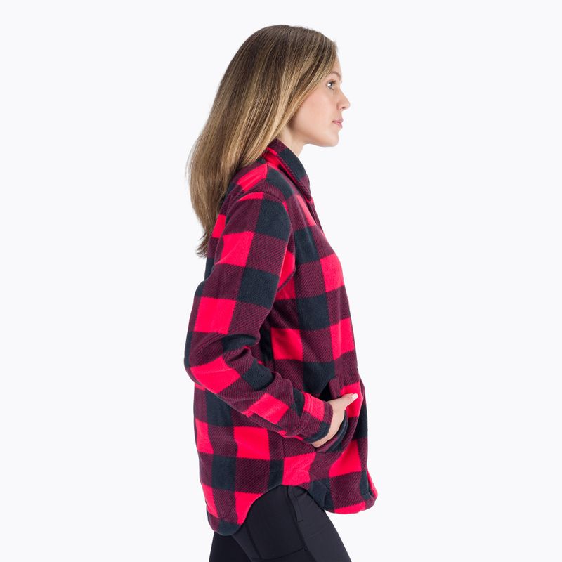 Columbia Benton Springs women's shirt red and black 1958691 2