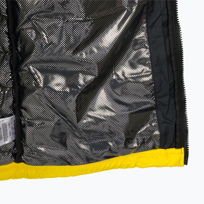 Columbia Powder Lite Hooded Children's Down Jacket Black and Yellow 1802901 5