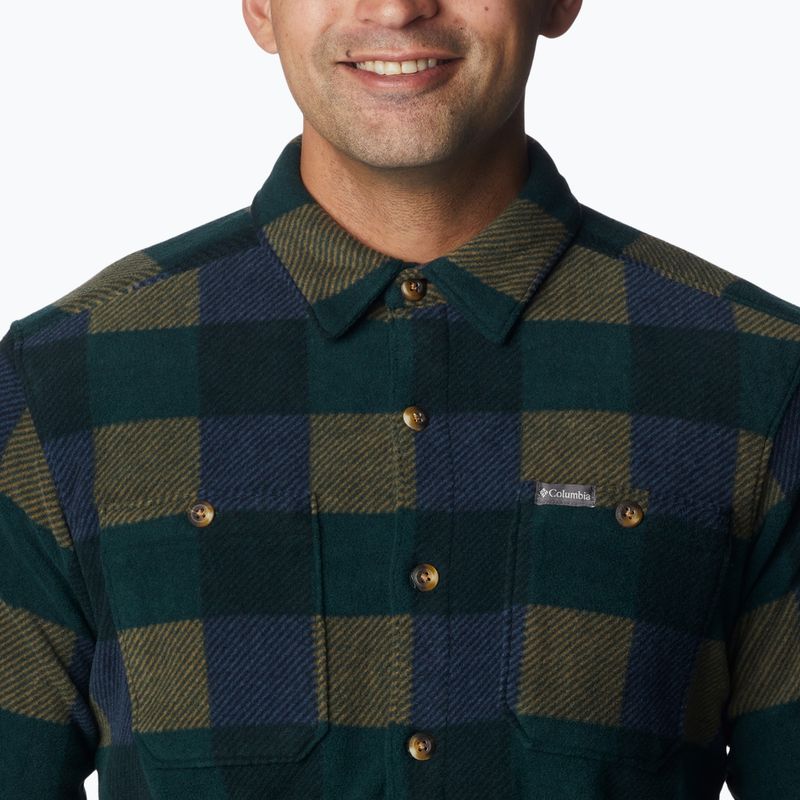 Columbia Flare Gun Fleece men's shirt green/green 1866624 5