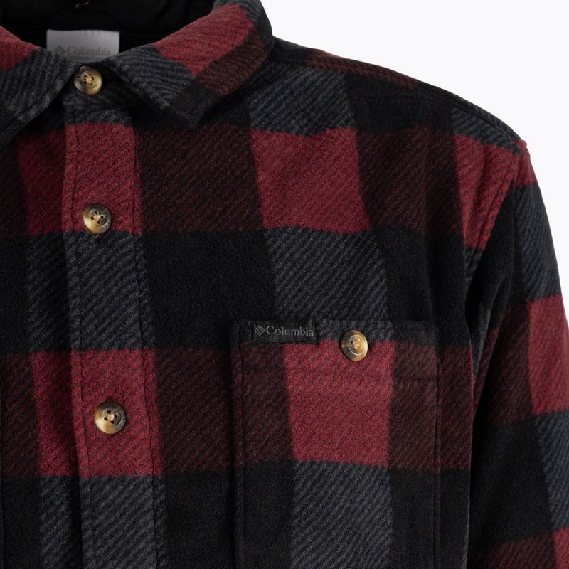 Columbia Flare Gun Fleece men's shirt red/black 1866624 10