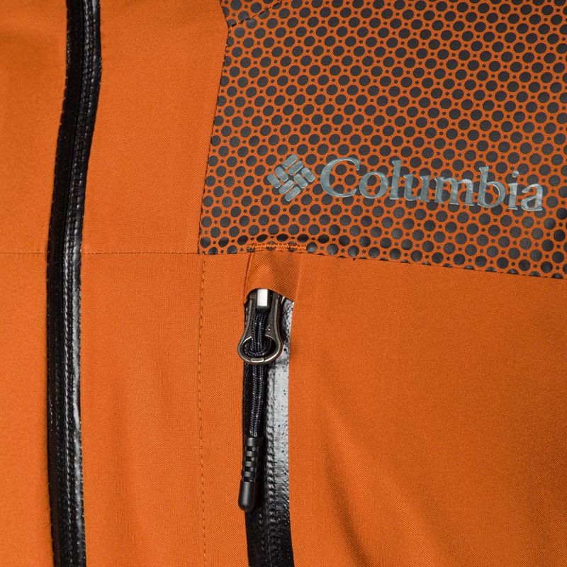 Columbia Snow Slab Black Dot brown men's ski jacket 2008071 3