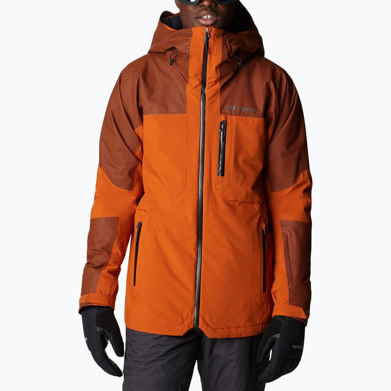 Columbia Snow Slab Black Dot brown men's ski jacket 2008071 5