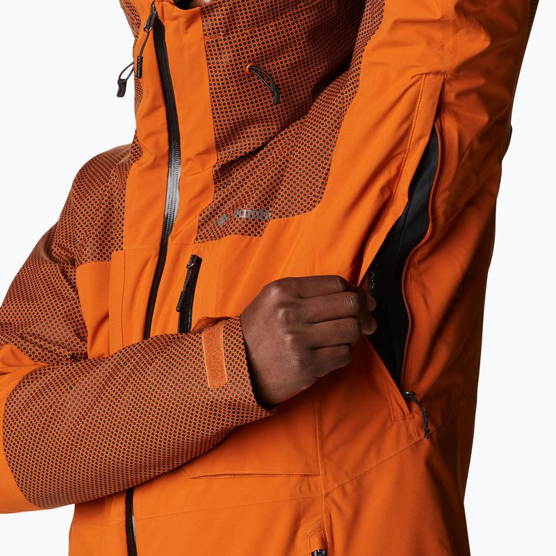 Columbia Snow Slab Black Dot brown men's ski jacket 2008071 9