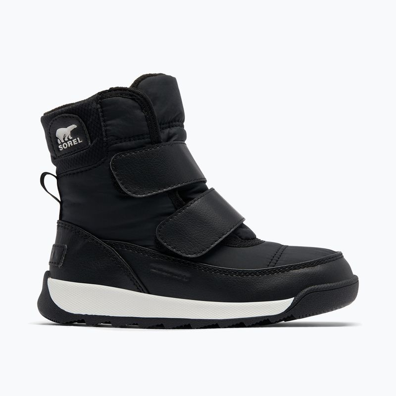 Sorel Whitney II Strap WP junior snow boots black/sea salt 7