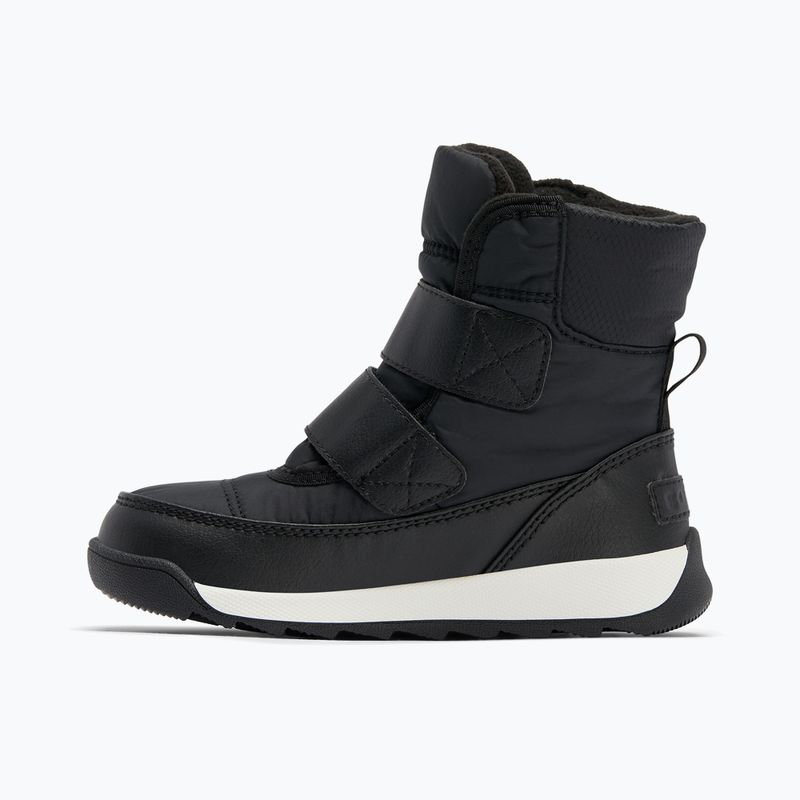 Sorel Whitney II Strap WP junior snow boots black/sea salt 8