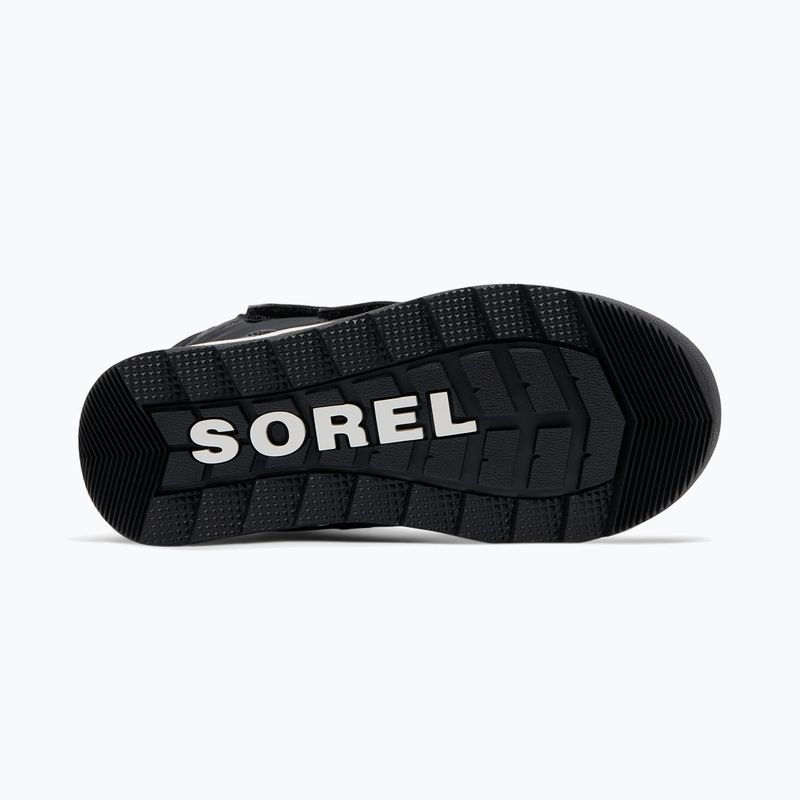 Sorel Whitney II Strap WP junior snow boots black/sea salt 12