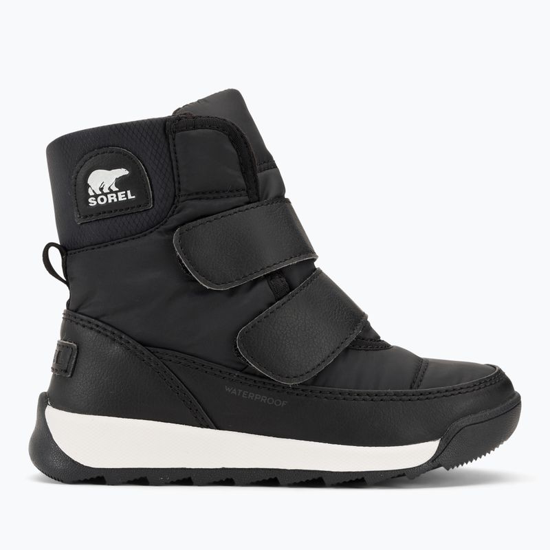 Sorel Whitney II Strap WP junior snow boots black/sea salt 2