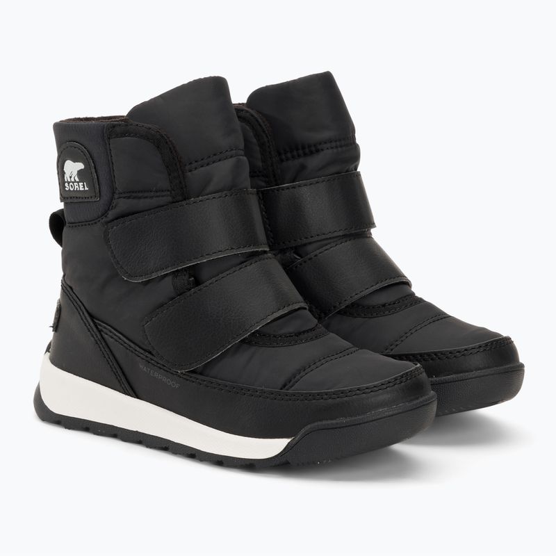 Sorel Whitney II Strap WP junior snow boots black/sea salt 4