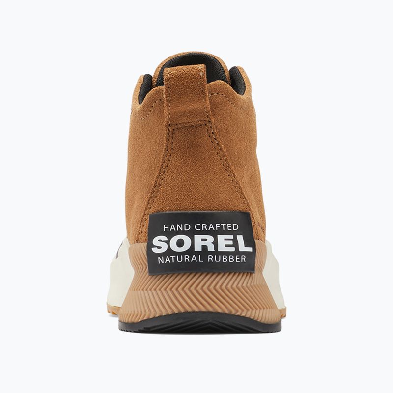 Sorel Ona Classic Suede camel brown/sea salt junior snow boots 10