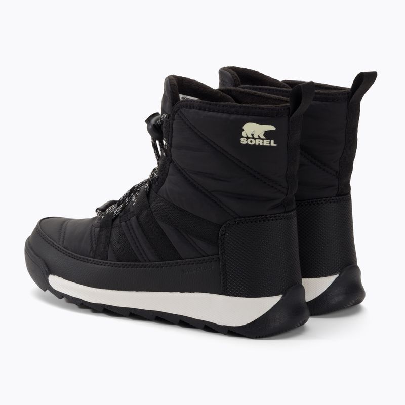 Children's trekking boots Sorel Whitney II Short Lace Wp black/black 3