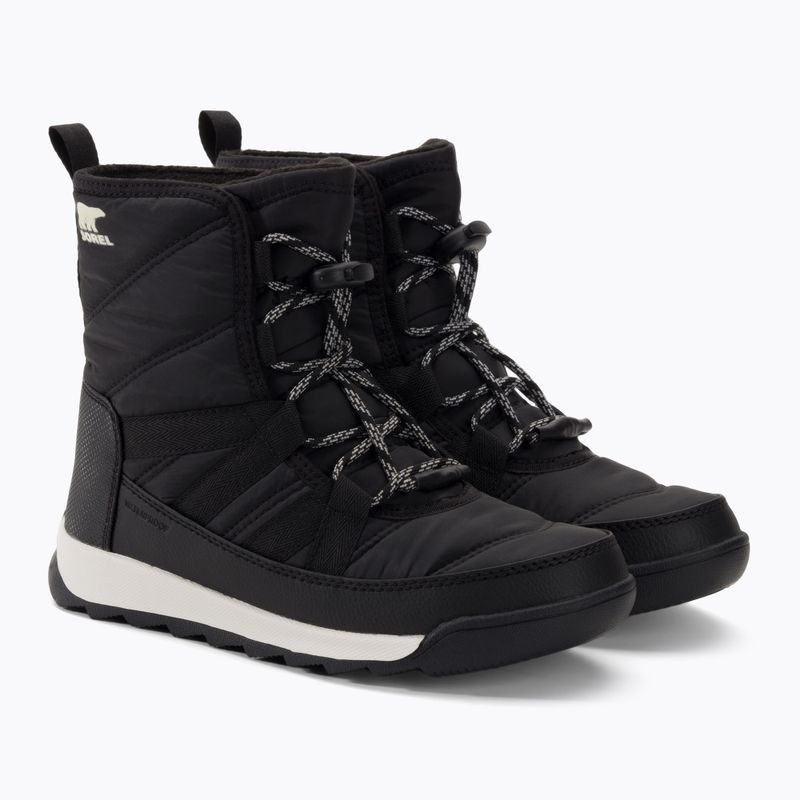 Children's trekking boots Sorel Whitney II Short Lace Wp black/black 4