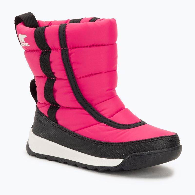 Sorel Outh Whitney II Puffy Mid cactus pink/black children's snow boots