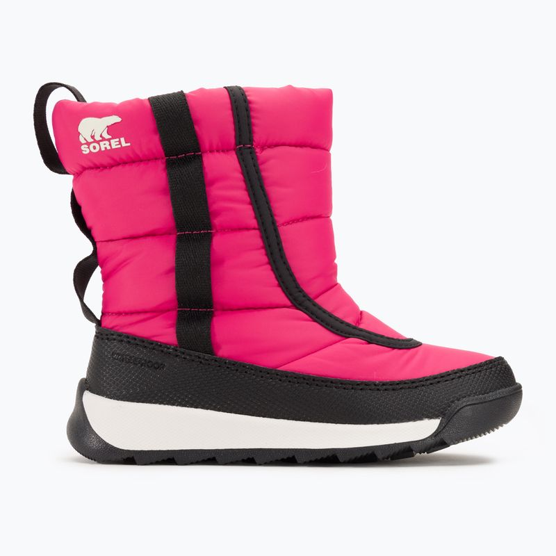 Sorel Outh Whitney II Puffy Mid cactus pink/black children's snow boots 2