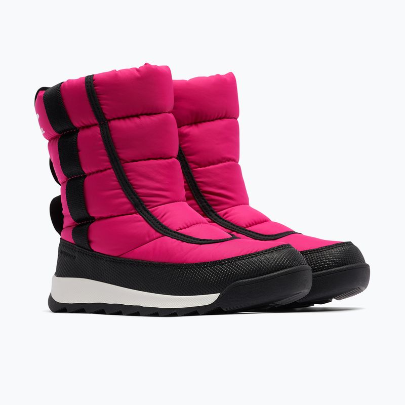 Sorel Outh Whitney II Puffy Mid cactus pink/black children's snow boots 7