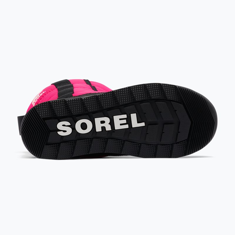 Sorel Outh Whitney II Puffy Mid cactus pink/black children's snow boots 13