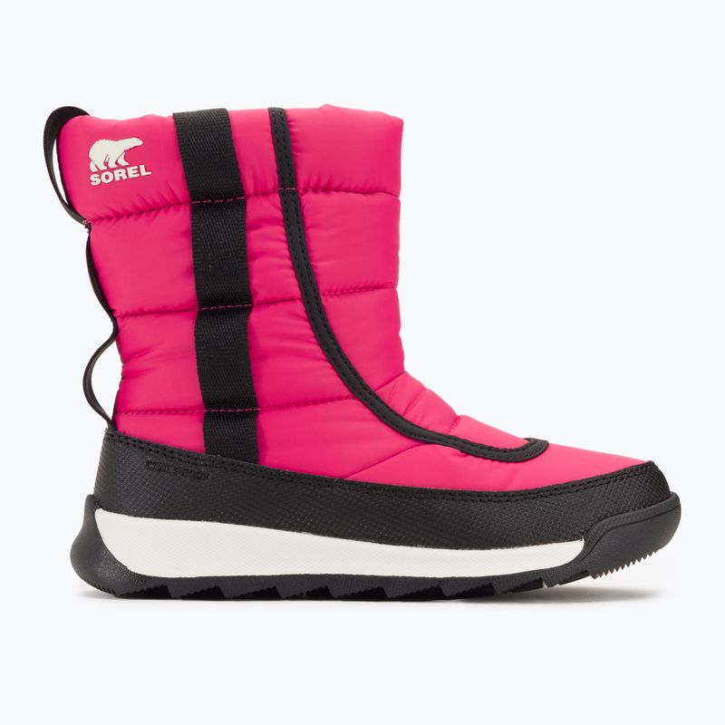 Sorel Outh Whitney II Puffy Mid cactus pink/black junior snow boots 2