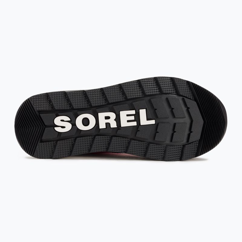 Sorel Outh Whitney II Puffy Mid cactus pink/black junior snow boots 5