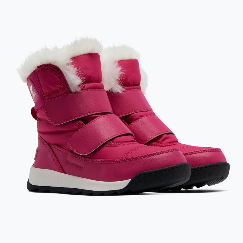 Sorel Whitney II Strap WP cactus pink/black children's snow boots 7