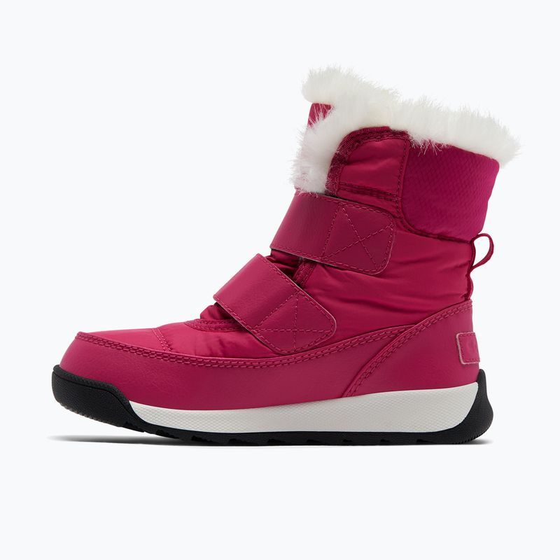 Sorel Whitney II Strap WP cactus pink/black children's snow boots 9